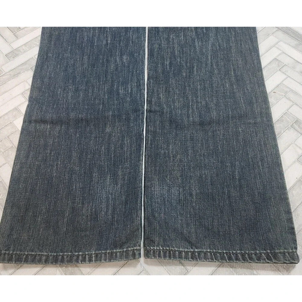 Levi's 514 Jeans Straight Fit Men Sz 36 x 34 Blue Dark Wash Denim Cotton Classic
